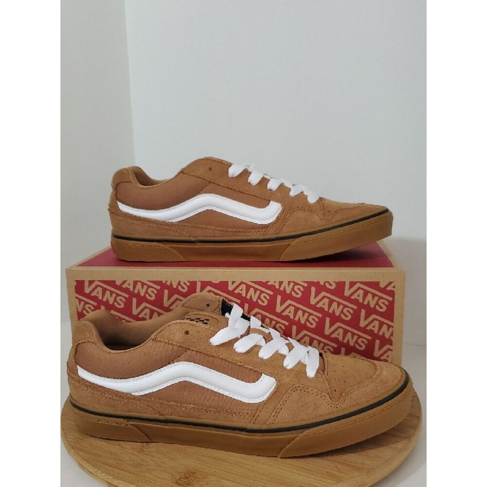 Vans Caldron Men's Suede Casual Sneakers Chipmunk Brown Size 11 NIB